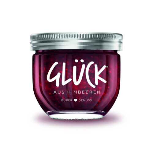 Glück Fruchtaufstrich Himbeeren 230g