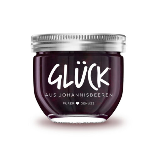 Glück Fruchtaufstrich Johannisbeeren 230g
