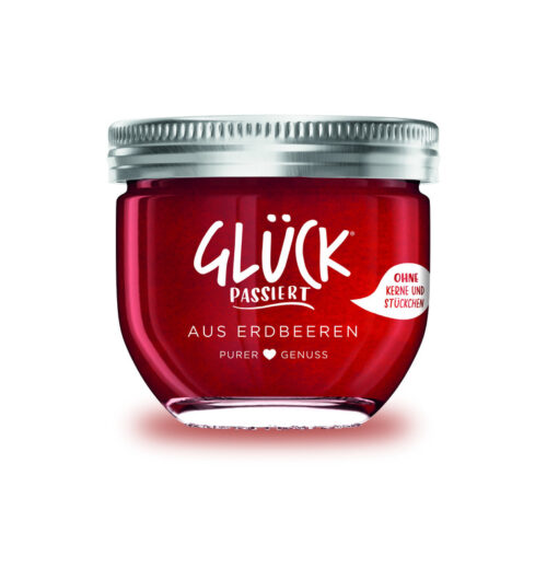 Glück Passiert Fruchtaufstrich Erdbeere 230g