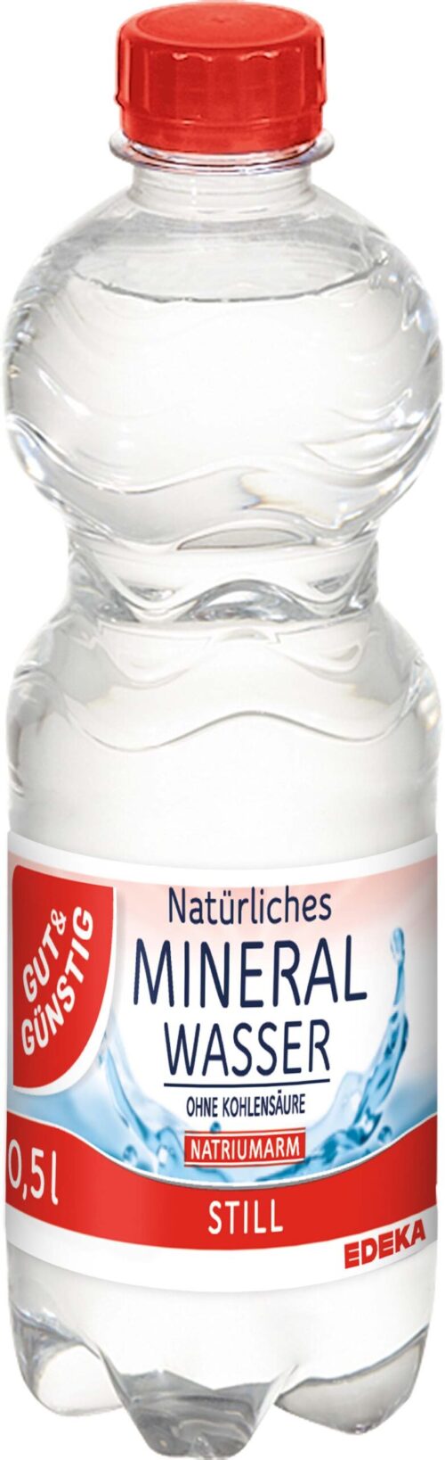 Gut & Günstig Mineralwasser Still 0,5l