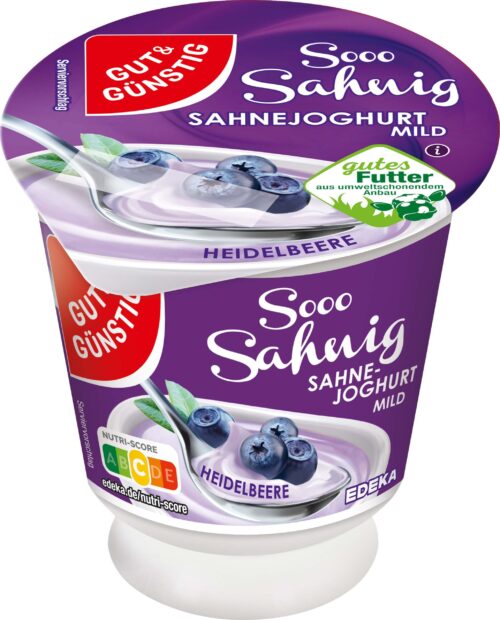 Gut & Günstig Sahne Joghurt Heidelbeere 150g