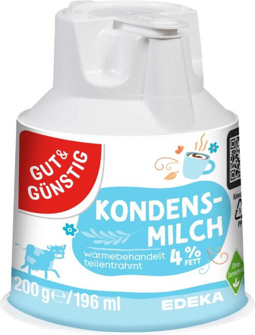 Gut & Günstig Kondensmilch Kännchen 4% 200g