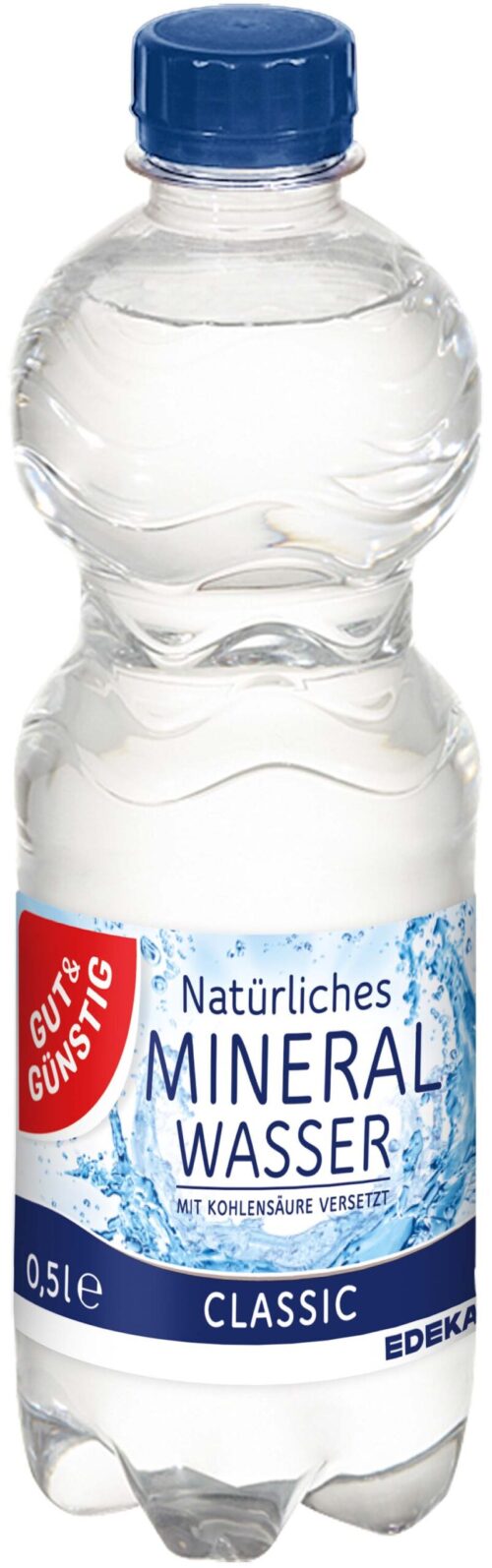 Gut & Günstig Mineralwasser Classic 0,5l