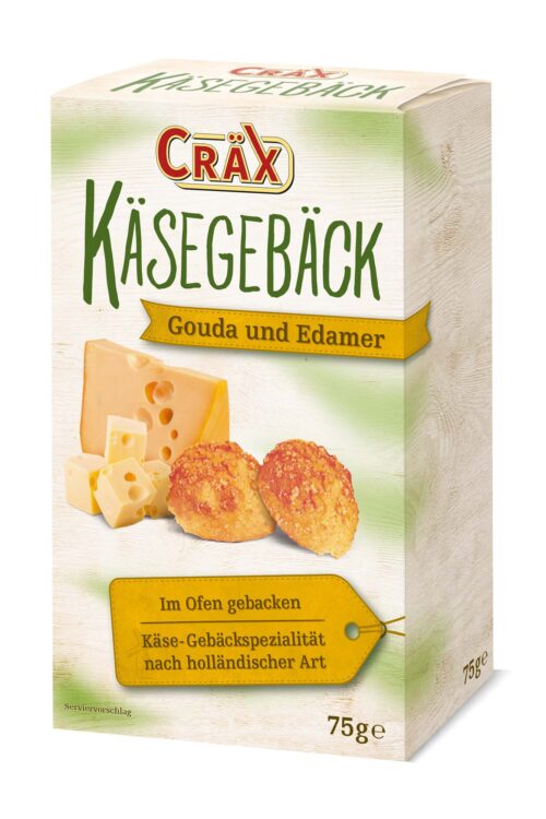 Cräx Käsegebäck Gouda Edamer 75g