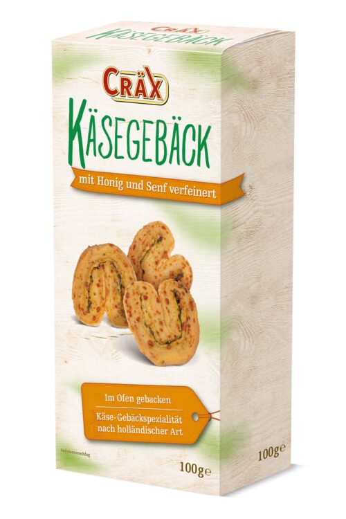 Cräx Käsegebäck Honig & Senf 100g
