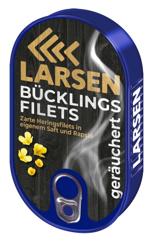 Larsen Bücklingsfilets geräuchert, in Rapsöl 190g