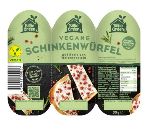 Billie Green Vegane Schinkenwürfel 90g