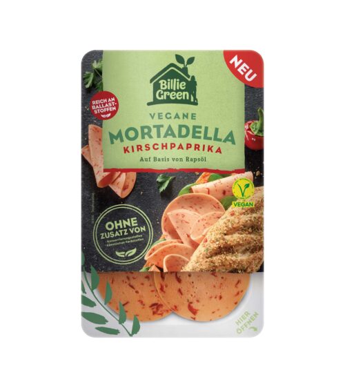 Billie Green Vegane Mortadella Kirschpaprika 80g