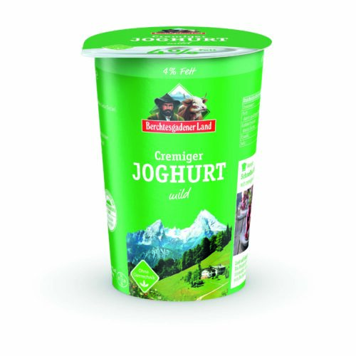 Berchtesgadener Land Cremiger Joghurt mild 4% 500g