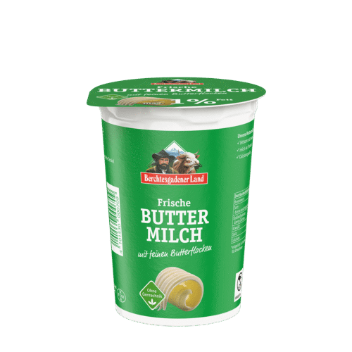 Berchtesgadener Land Buttermilch mit Butter Flocken 500g