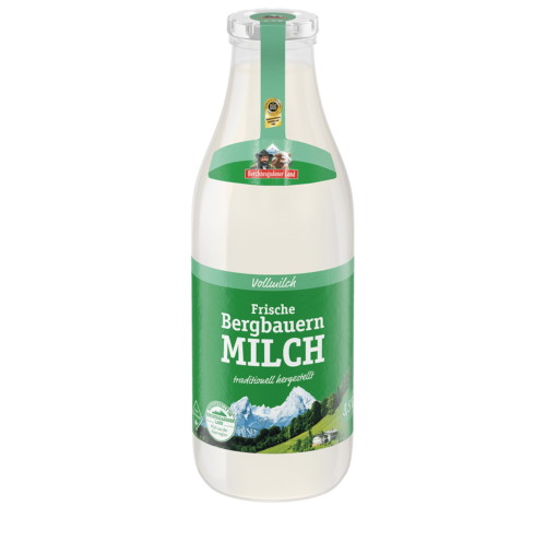 Berchtesgadener Land Frische Bergbauern-Milch 3,5% 1l MW
