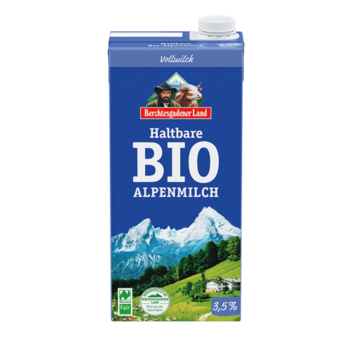 Berchtesgadener Land Haltbare Bio Alpenmilch 3,5% 1l
