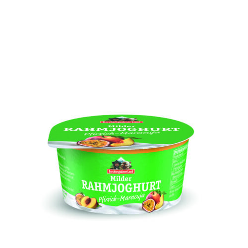 Berchtesgadener Land Milder Rahmjoghurt Pfirsich-Maracuja 150g