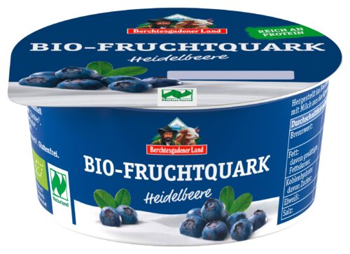 Berchtesgadener Land Bio Fruchtquark Heidelbeere 150g