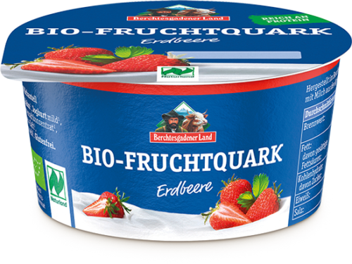 Berchtesgadener Land Bio Fruchtquark Erdbeere 150g