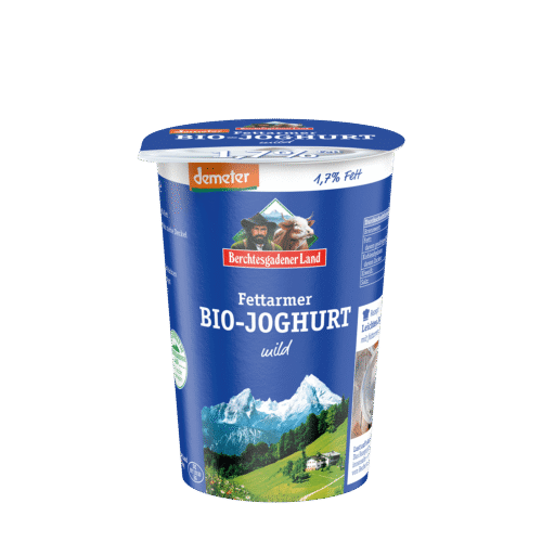 Berchtesgadener Land Fettarmer Bio Demeter Joghurt Natur 1,7% 500g