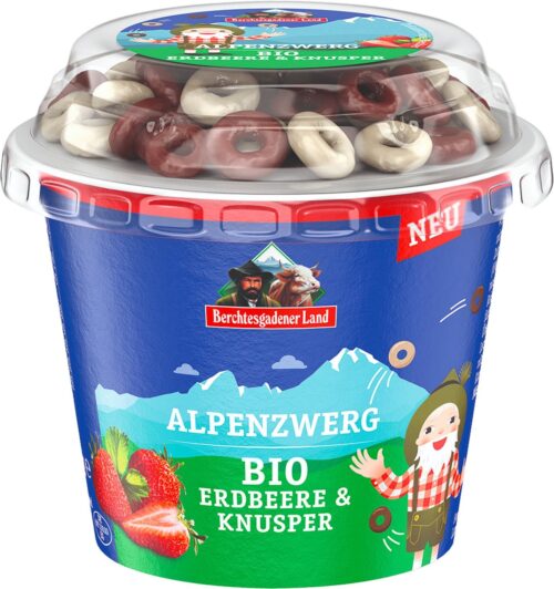 Berchtesgadener Land Alpenzwerg Bio Erdbeere Knusper 137g