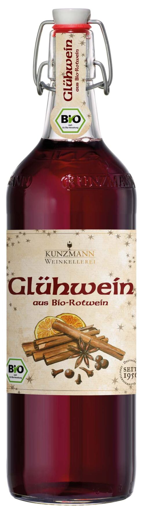 4101660000563 Kunzmann Bio Glühwein rot 1 l