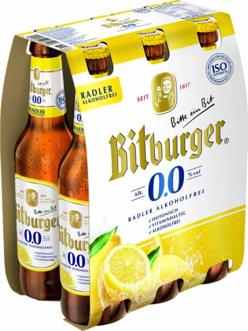 Bitburger Radler Alkoholfrei 6x0,33l