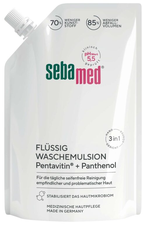 Sebamed Flüssig Waschemulsion seifenfrei Nachfüllpack 400ml