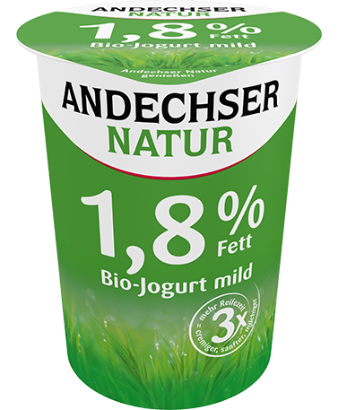 Andechser Natur Bio Joghurt mild 1,8% 500g