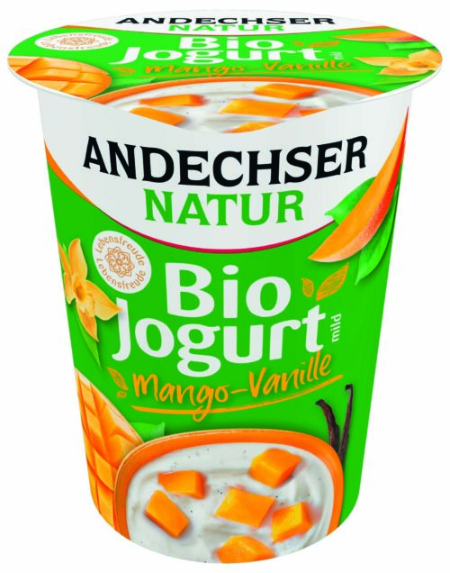 Andechser Natur Bio Joghurt Mango-Vanille 400g