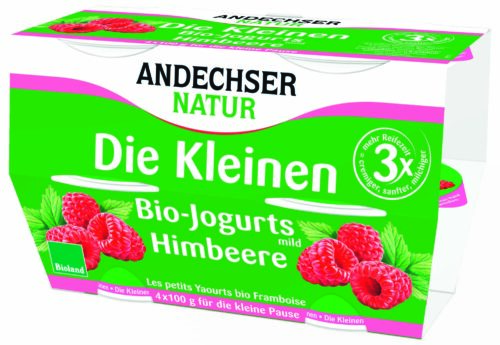 Andechser Natur Bio Joghurt Himbeere 3,7% 4x100g
