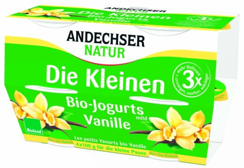 Andechser Natur Bio Joghurt Vanille 3,8% 4x100g