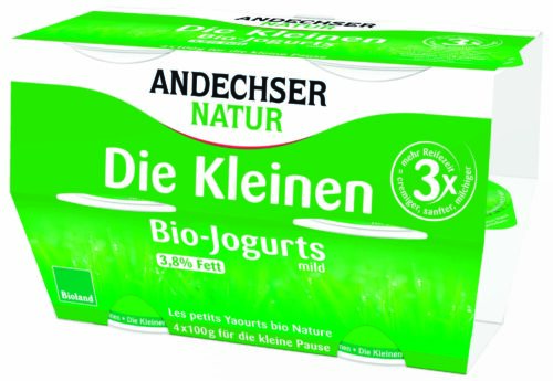 Andechser Natur Bio Joghurt 3,8% 4x100g