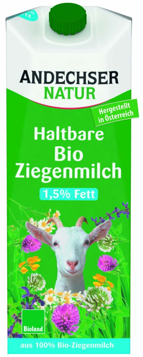 Andechser Natur Haltbare Ziegenmilch 1,5% 1l