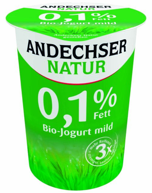 Andechser Natur Bio Joghurt mild 0,1% 500g