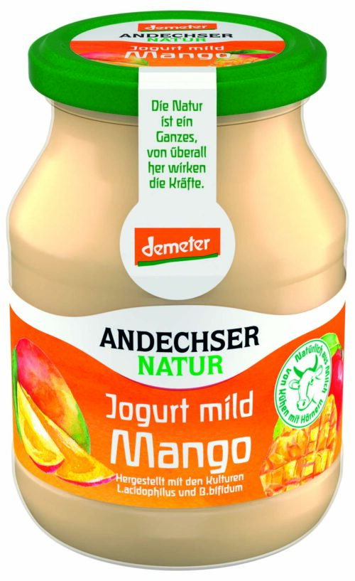 Andechser Natur Bio Demeter Joghurt Mango 500g MW