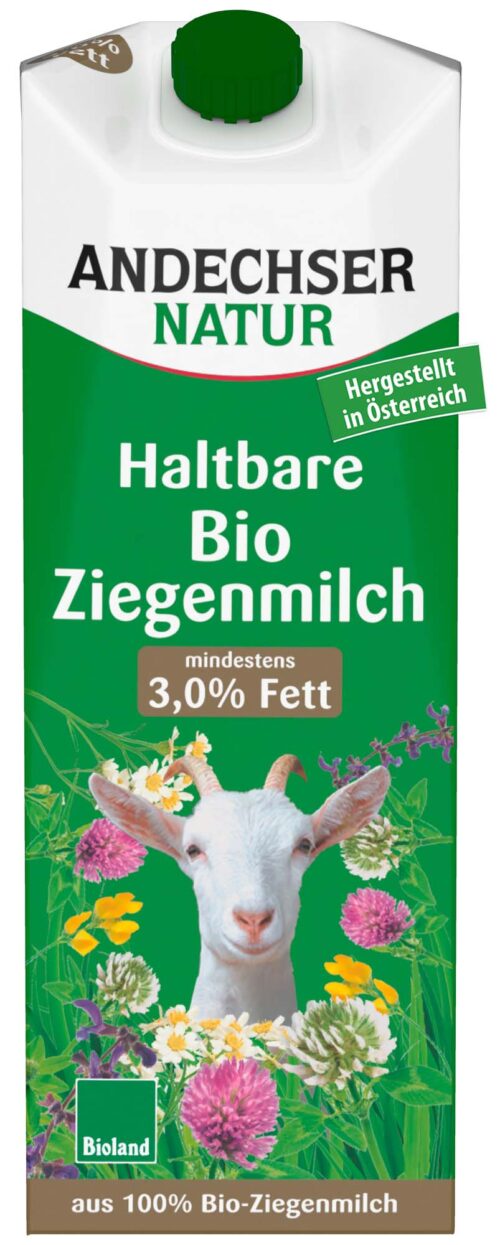Andechser Natur Haltbare Ziegenmilch 3,0% 1l
