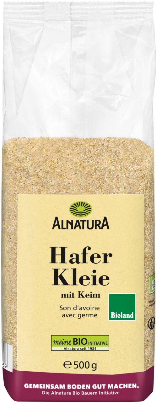 Alnatura Bio Haferkleie mit Keim 500g