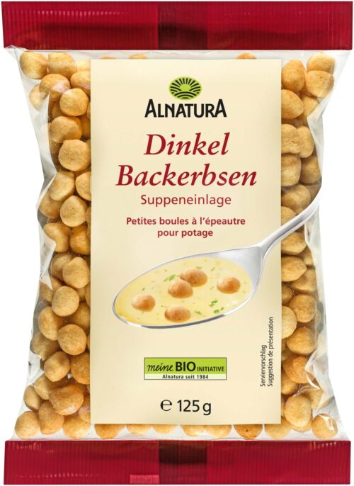Alnatura Bio Dinkel-Backerbsen 125g