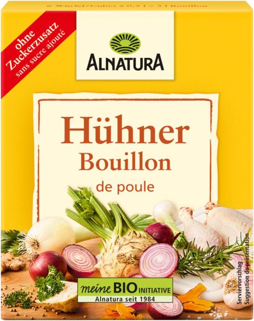 Alnatura Bio Hühnerbouillon Würfel 66g