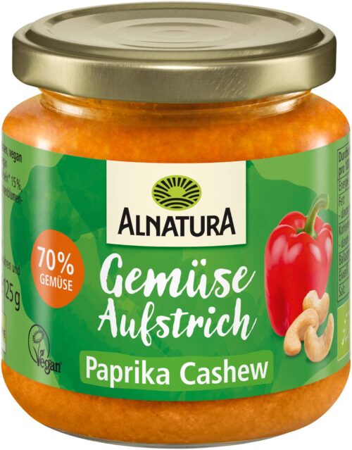 Alnatura Bio Gemüse Aufstrich Paprika Cashew 125g