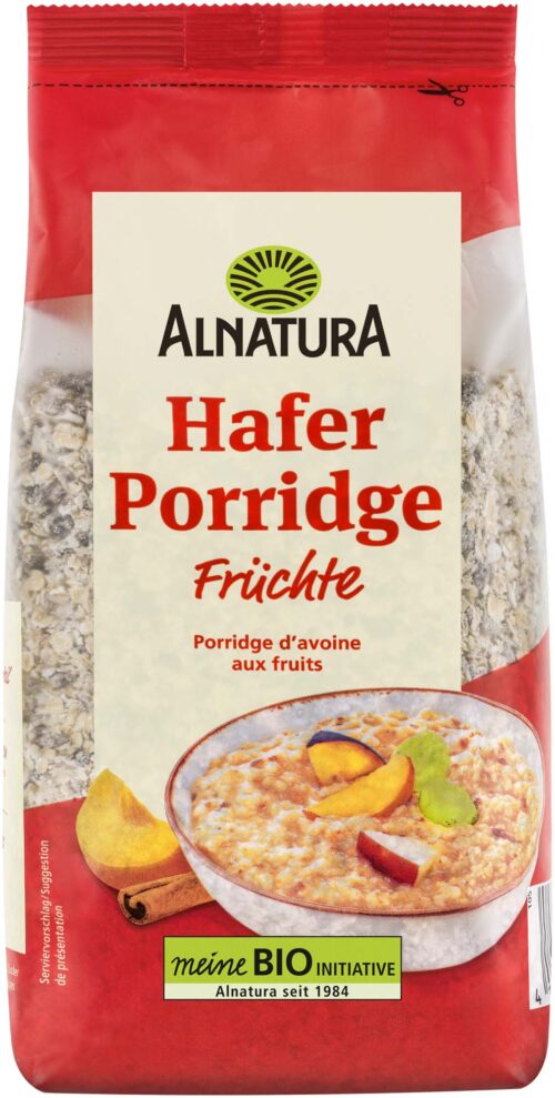 Alnatura Bio Hafer Porridge Früchte 500g