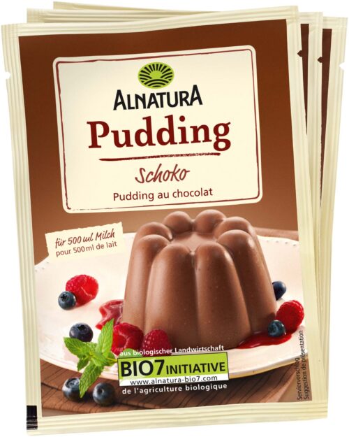 Alnatura Bio Schokopudding 3x46g
