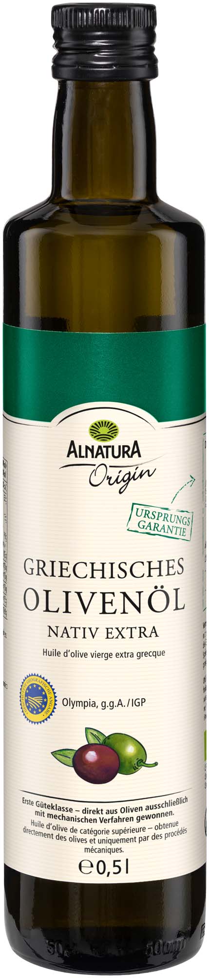 Alnatura Bio Griechisches Olivenöl nativ extra 500ml