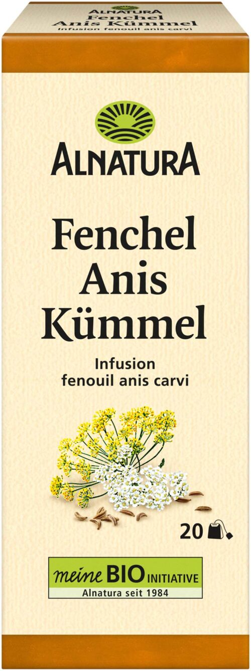 Alnatura Bio Fenchel Anis Kümmel Tee 20ST 45g