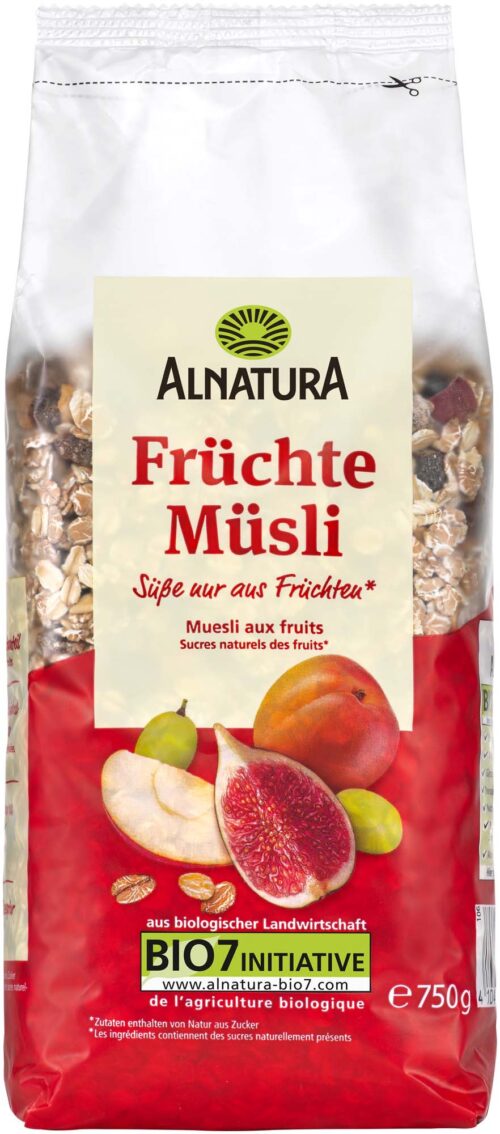 Alnatura Bio Früchte Müsli 750g