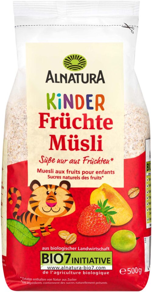 Alnatura Bio Kinder Früchte Müsli 500g