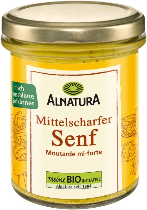 Alnatura Bio Mittelscharfer Senf 200g
