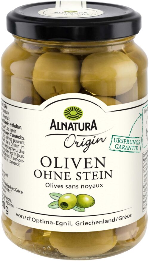 Alnatura Origin Bio Oliven ohne Stein 350g