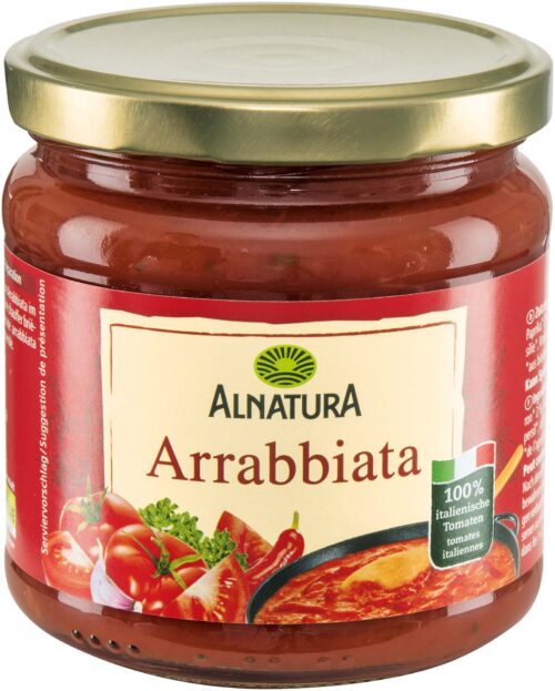 Alnatura Bio Tomaten Sauce Arrabbiata 350ml