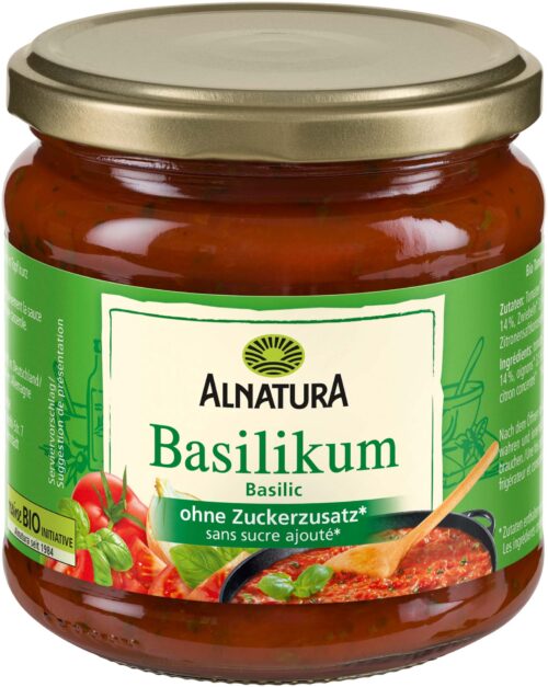 Alnatura Bio Tomaten Sauce Basilikum 350ml