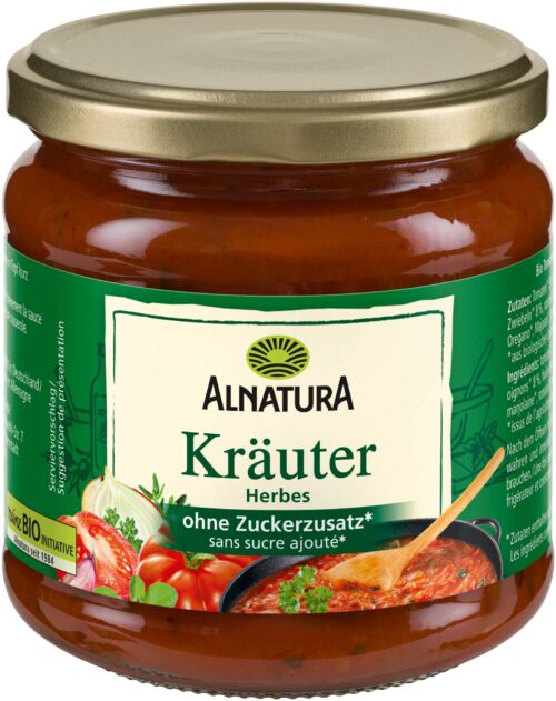 Alnatura Bio Tomaten Sauce Kräuter 350ml