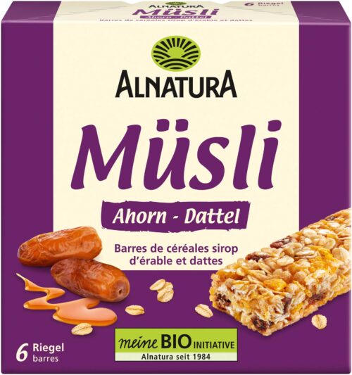 Alnatura Bio Müsli Riegel Ahorn Dattel 150g
