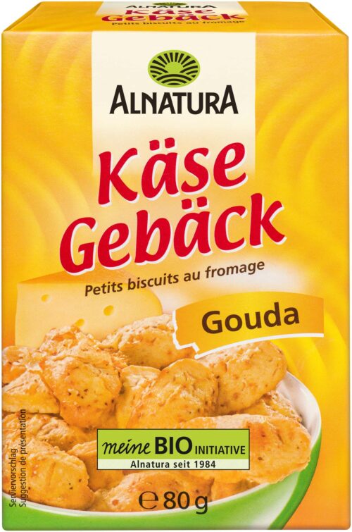 Alnatura Bio Käsegebäck Gouda 80g